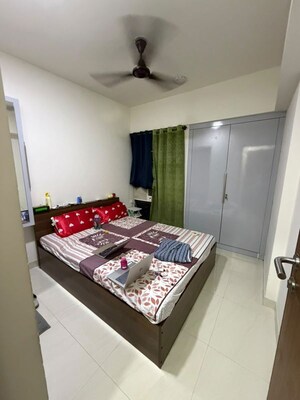 Bedroom in 1 BHK Apartment at Lodha Crown Quality Homes, Majiwada – for Rent