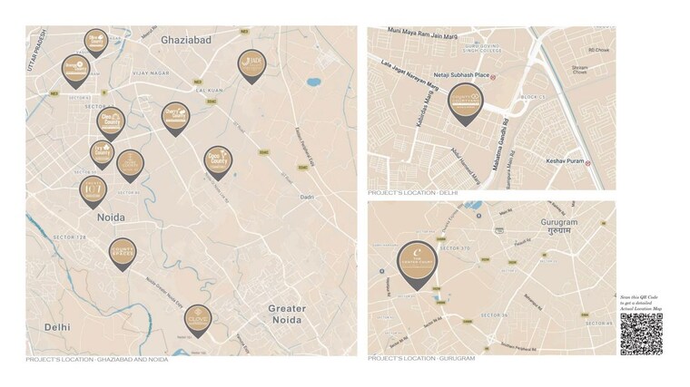 Map Location, cocoa-county 4 Bedroom 2997 Sq.Ft. Apartment In Sector 88a Gurgaon 10695916