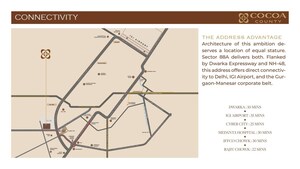 4 BHK Apartment – Map Location View at Cocoa County, Sector 88a - for Sale