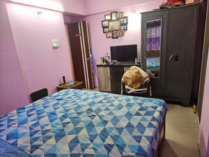 Bedroom in 2 BHK Apartment at Solitaire Paradise, Wakad – for Rent