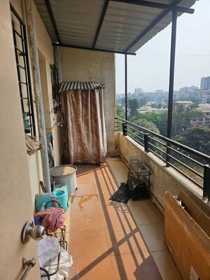 Balcony in 2 BHK Apartment at Solitaire Paradise, Wakad – for Rent