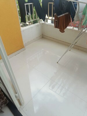 Balcony in 2 BHK Apartment at Mak Snehangan Residency, Wakad – for Rent