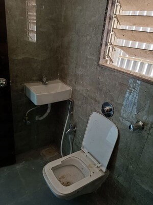 Bathroom in 1 BHK Apartment at Chandak 34 Park Estate, Goregaon West – for Rent
