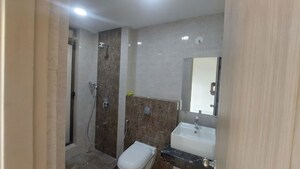 Bathroom in 3 BHK Apartment at Raj Infinia, Malad West – for Rent