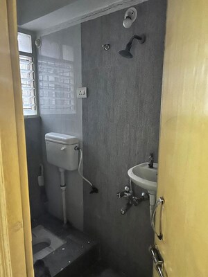 Bathroom in 1 BHK Apartment at Jetpace Eco Hide Park, Wagholi – for Rent