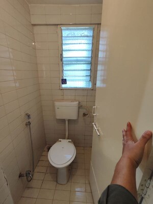 Bathroom in 3 BHK Apartment at Goel Ganga Geet Ganga, Aundh – for Rent