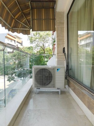Balcony in 4 BHK Builder Floor at Greater Kailash ii – for Rent