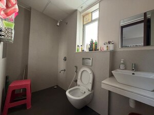 Bathroom in 2 BHK Apartment at Piramal Vaikunth, Balkum Pada – for Rent