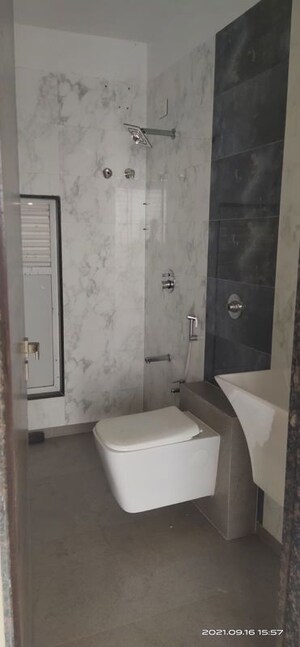 Bathroom in 2 BHK Apartment at Aurum Q Residences, Ghansoli – for Sale