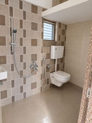 Bathroom in 2 BHK Apartment at Bachraj Landmark, Virar West – for Rent
