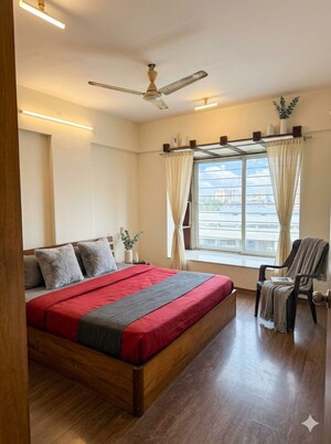Bedroom in 3 BHK Apartment at Shrishti Synchronicity, Chandivali – for Rent