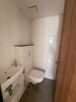 Bathroom in 1 BHK Apartment at Lodha Amara, Kolshet Road – for Rent