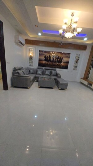 Living Room in 3 BHK Builder Floor at Chipiyana Buzurg – for Sale