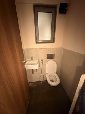 Bathroom in 1 BHK Apartment at Piramal Vaikunth, Balkum Pada – for Rent