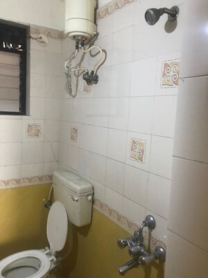 Bathroom in 3 BHK Apartment at Mahaavir Rachana, Cbd Belapur Sector 15 – for Rent
