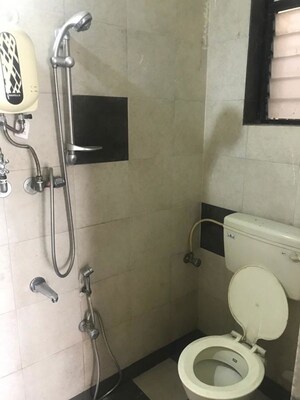 Bathroom in 3 BHK Apartment at Mahaavir Rachana, Cbd Belapur Sector 15 – for Rent