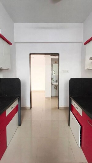 Kitchen in 3 BHK Apartment at Nirmal Lifestyle Turquoise, Mulund West – for Rent