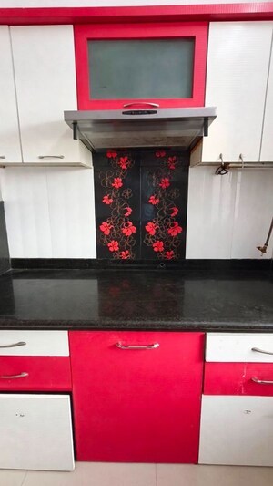 Kitchen in 3 BHK Apartment at Nirmal Lifestyle Turquoise, Mulund West – for Rent