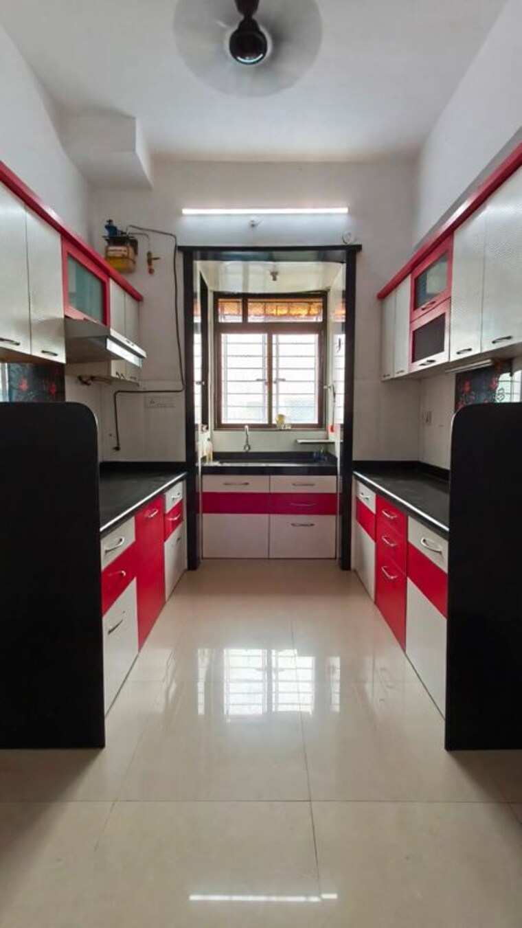 Kitchen, nirmal-lifestyle-turquoise 3 Bedroom 1000 Sq.Ft. Apartment In Mulund West Mumbai 10696181