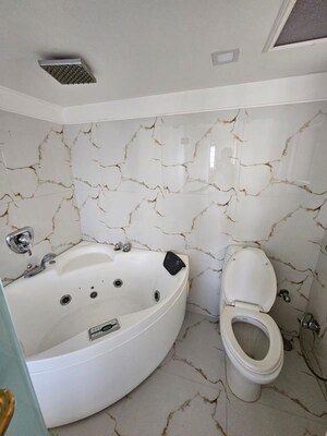 Bathroom in 3 BHK Apartment at Dattvilla CHS, Lalbaug – for Rent
