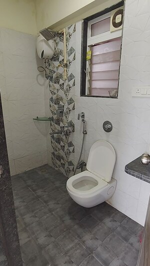 Bathroom in 3 BHK Apartment at Harsh Residency, Mira Road – for Rent
