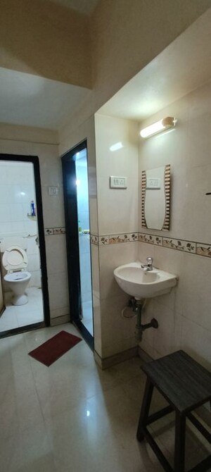 Bathroom in 1 BHK Apartment at Natasha Manor, Borivali West – for Rent
