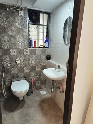 Bathroom in 3 BHK Apartment at Wadhwa Meadows, Khadakpada – for Sale