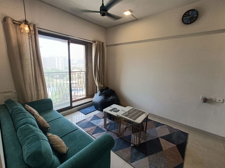 Living Room, wadhwa-meadows 3 Bedroom 1500 Sq.Ft. Apartment In Khadakpada Thane 10694909