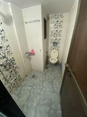 Bathroom in 2 BHK Apartment at Kopar Khairane – for Rent