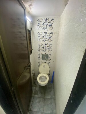 Bathroom in 2 BHK Apartment at Kopar Khairane – for Rent