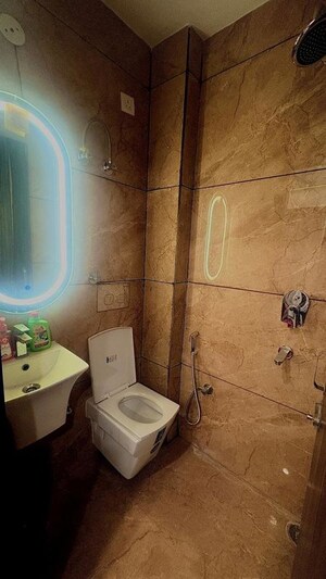 Bathroom in 2 BHK Builder Floor at Dwarka Mor – for Rent