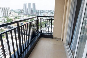 Balcony in 3 BHK Apartment at Aditya Empress Towers, Shaikpet – for Rent