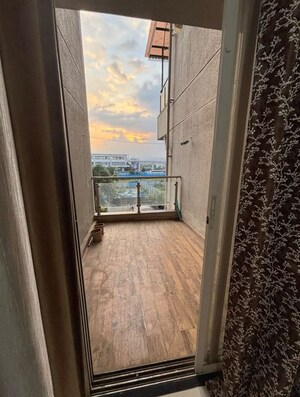 Balcony in 3 BHK Apartment at Sai Innovision 7 Avenues, Balewadi – for Rent