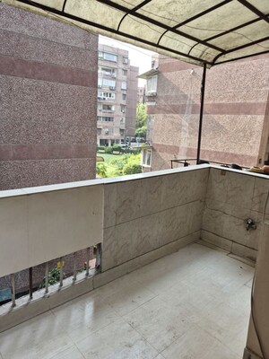 Balcony in 3.5 BHK Apartment at Mayur Vihar – for Sale