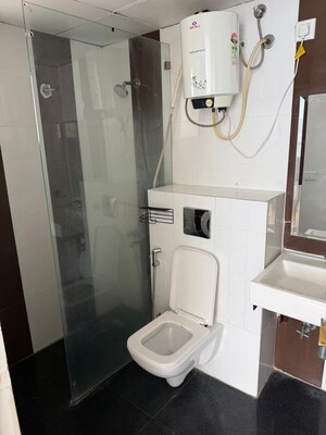 Bathroom in 3 BHK Apartment at Jain Avalon, Koramangala – for Rent