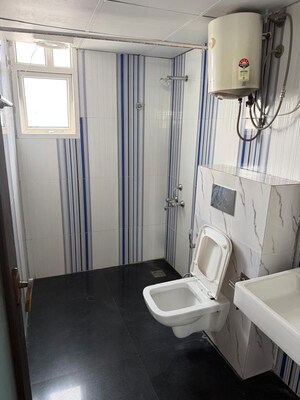 Bathroom in 3 BHK Apartment at Jain Avalon, Koramangala – for Rent