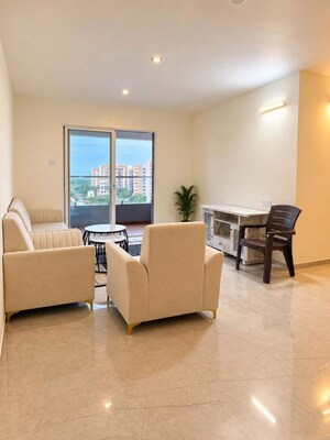 Team Area in 3 BHK Apartment at Shriram Nysa, Dhanori – for Rent