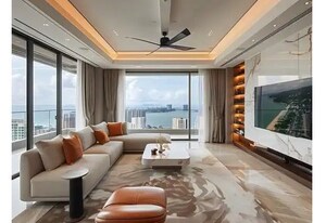 Living Room in 6 BHK Apartment at Seven Dhuleva, Malabar Hill – for Sale