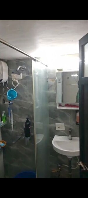 Bathroom in 2 BHK Apartment at Happy Home Residency, Mira Road – for Sale
