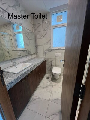 Bathroom in 3 BHK Apartment at Conscient Hines Elevate, Sector 59 – for Rent