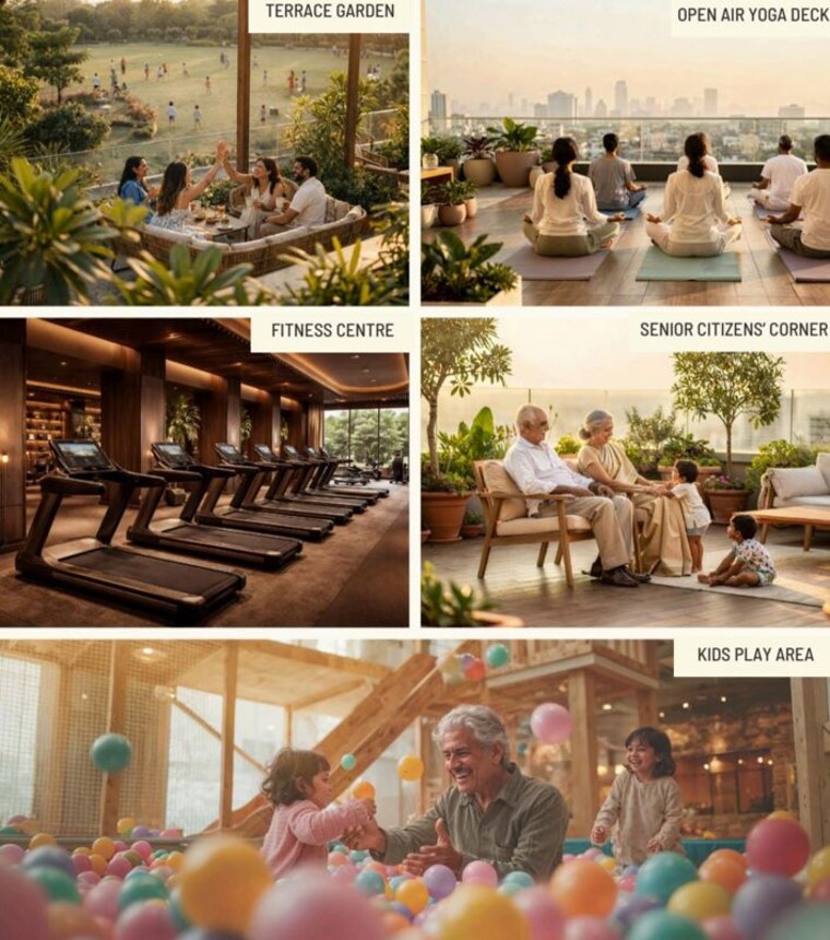 Gym, raghav-serenity 2 Bedroom 516 Sq.Ft. Apartment In Bandra East Mumbai 10696494