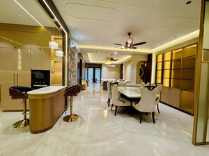 Living Room in 5 BHK Apartment at Divya Kunj, Niti Khand – for Rent