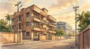  Apartment – Exterior View View at Vapi - for Sale