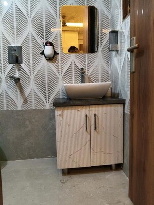 Bathroom in 3 BHK Builder Floor at Sector 14 – for Rent