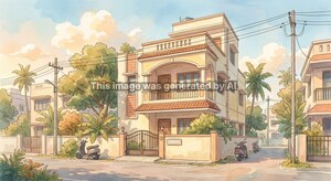  Builder Floor – Exterior View View at Koil Nagar - for Sale