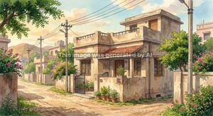  Independent House – Exterior View View at Lachapet - for Sale