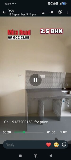Furnished Amenities in 2.5 BHK Apartment at Lodha Casa Supremo, Mira Road East – for Sale
