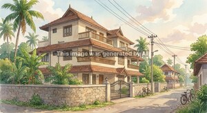  Independent House – Exterior View View at Kanthalloor - for Sale