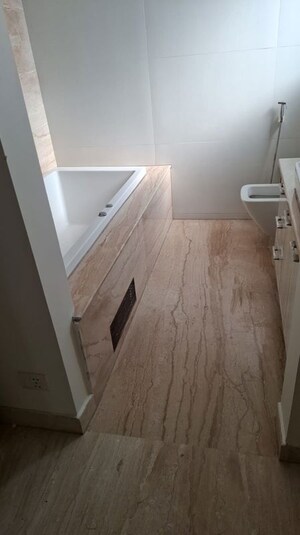 Bathroom in 4 BHK Builder Floor at Vasant Vihar – for Rent