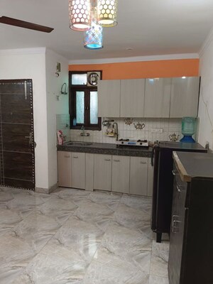 Kitchen in 1 BHK Builder Floor at Khirki Extension – for Rent